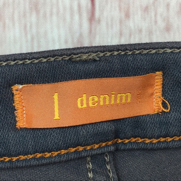 ➡️1 Denim Gray High Waisted Skinny Fit Size 26 - Picture 12 of 15